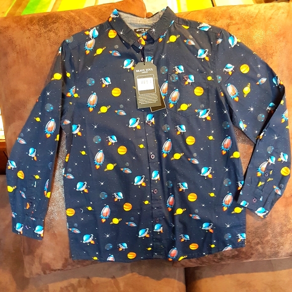 Brave Soul Other - ❌❌SOLD❌❌ Boys button shirt